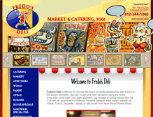 Tablet Screenshot of fredosdeli.com